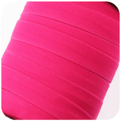 Raspberry 1 inch Soft Foldover Elastic