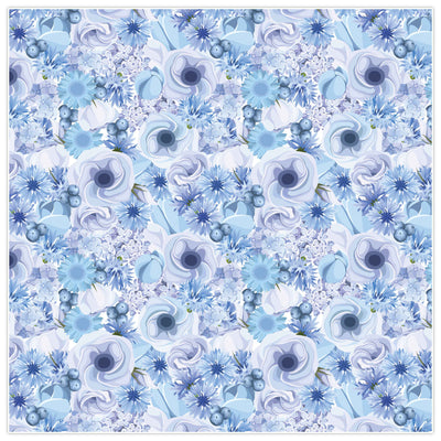 FLoral Blueberries PUL Fabric