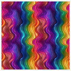 Rainbow Squiggles PUL