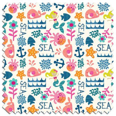 Mermaids PUL Fabric