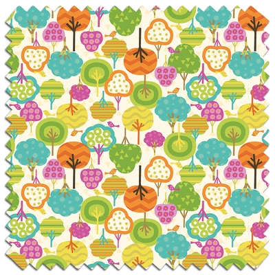 Happy Trees PUL Fabric