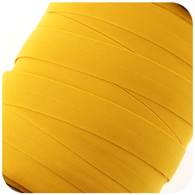 Marigold 1 inch Soft Foldover Elastic