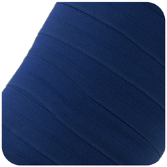 Navy 1 inch Soft Foldover Elastic