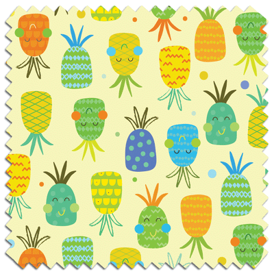 Pineapples PUL Fabric