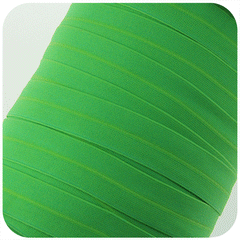 Spring Green 1 inch Soft Foldover Elastic